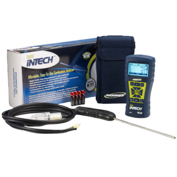 Bacharach รุ่นIntech-24-8510เครื่องวัดประสิทธิภาพการเผาไหม้,Fyrite Intech Combustion Analyzer,Meas.range:0~2000ppm.