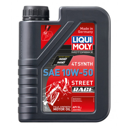 น้ำมันเครื่อง LIQUI-MOLY 4T 10W-50 STREET RACE