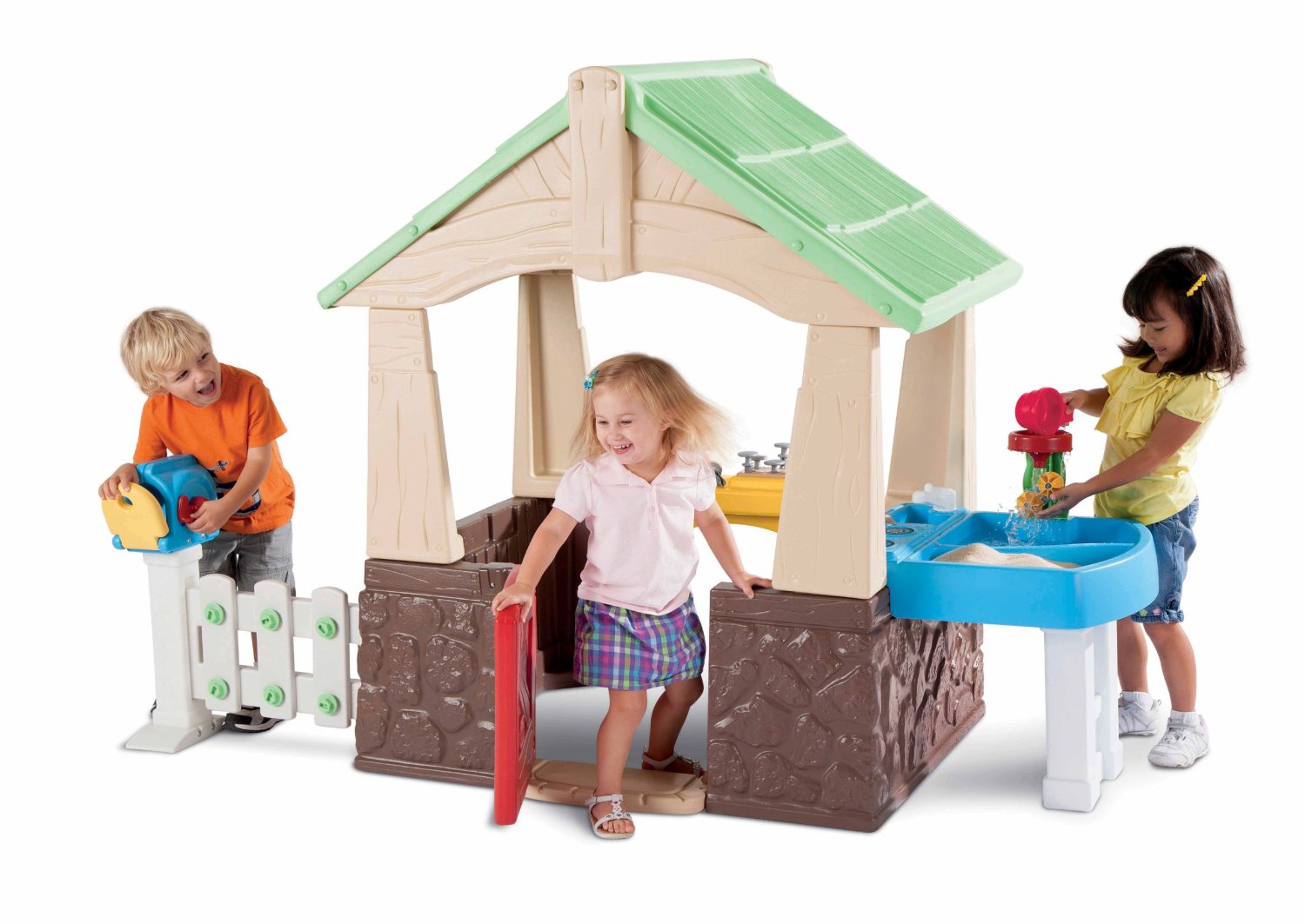 Little Tikes Deluxe Home and Garden Playhouse บ้านและสวนสุดหรูครบเซทหลังใหญ่