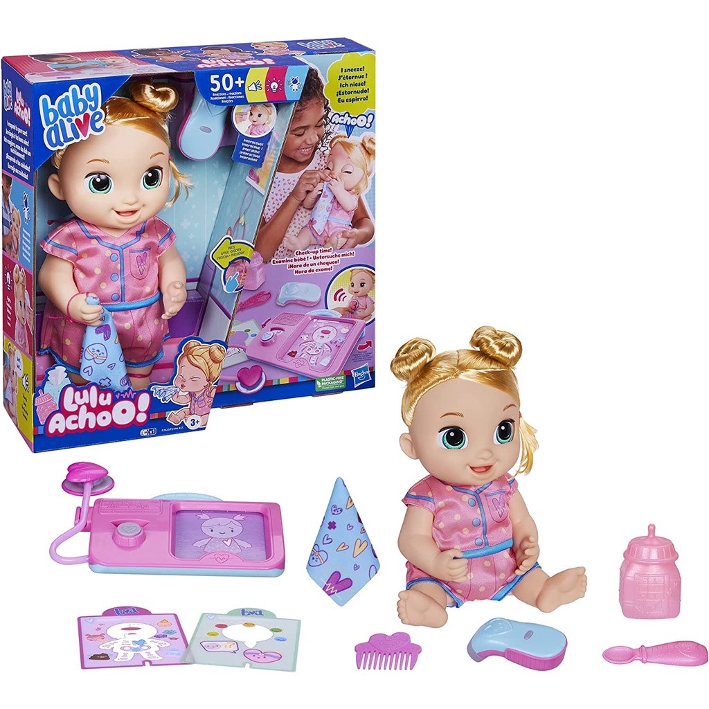 ตุ๊กตาBaby Alive Lulu Achoo Doll, Kids Ages 3+ ราคา 2,690 บาท
