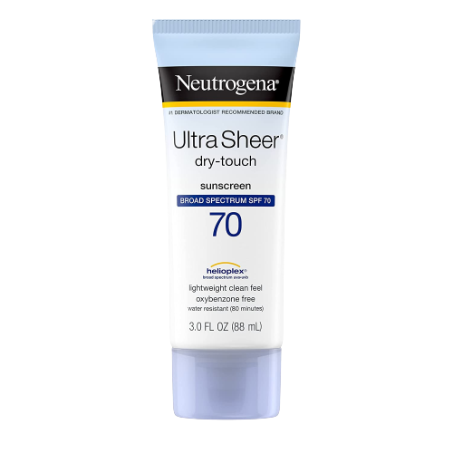 ครีมกันแดดNeutrogena Ultra Sheer Dry-Touch Sunscreen Lotion, Broad Spectrum SPF 70 UVA/UVB ราคา 590 บาท