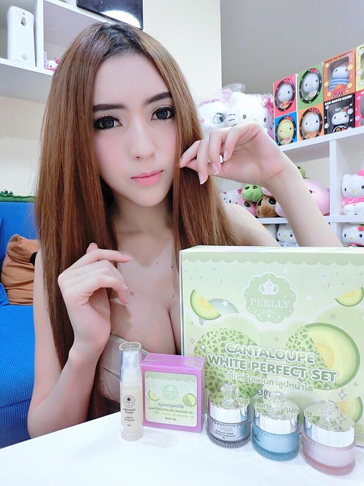 ครีมแคนตาลูปหน้าใส (CANTALOUPE WHITE PERFECT SET)