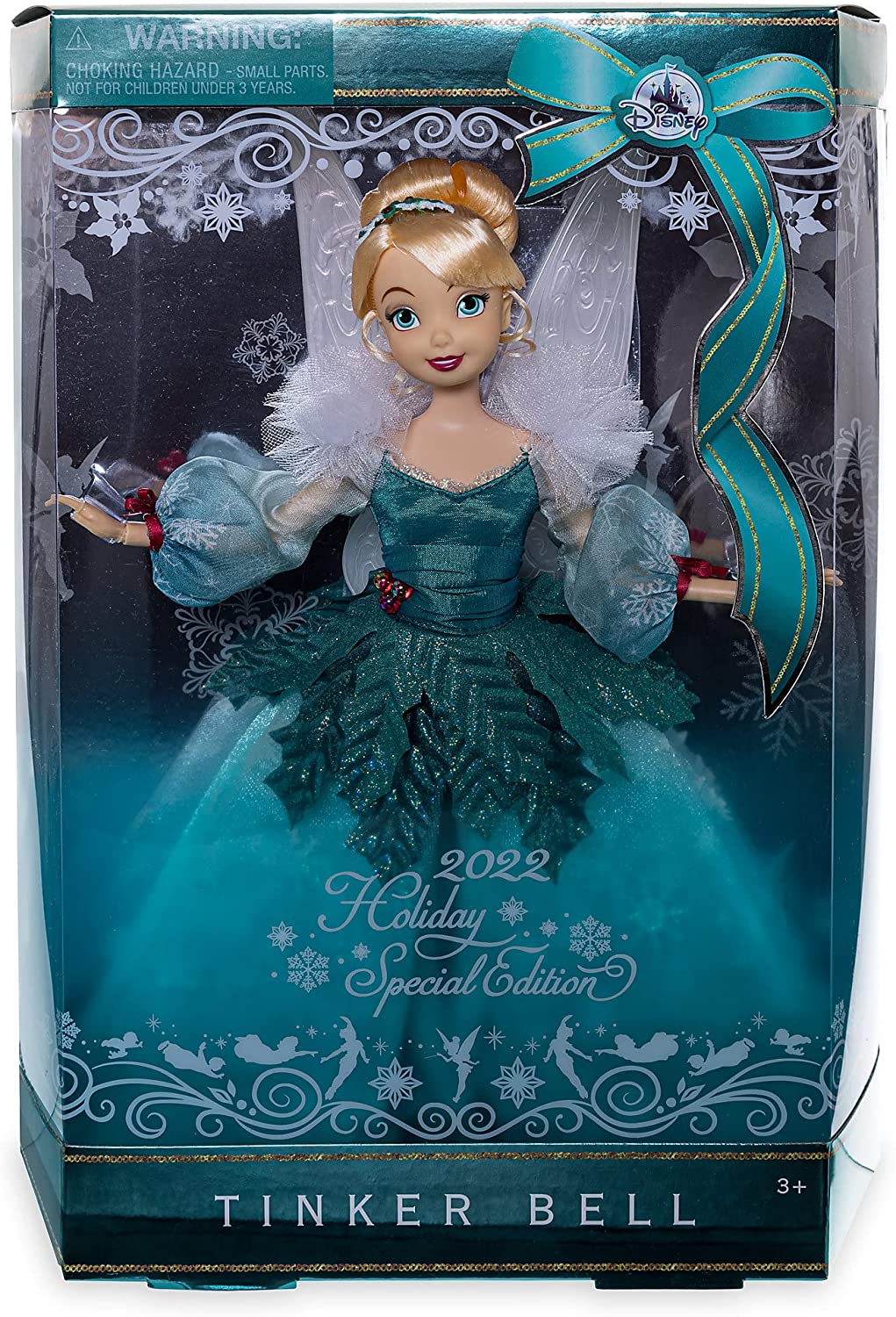 ตุ๊กตา Disney Tinker Bell Holiday 2022 Classic Doll – Peter Pan – Special Edition – 11 1/2 Inch ราคา 1,990.- บาท