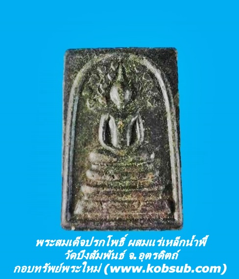 พระสมเด็จปรกโพธิ์ ผสมแร่เหล็กน้ำพี้ วัดบึงสัมพันธ์ จ.อุตรดิตถ์