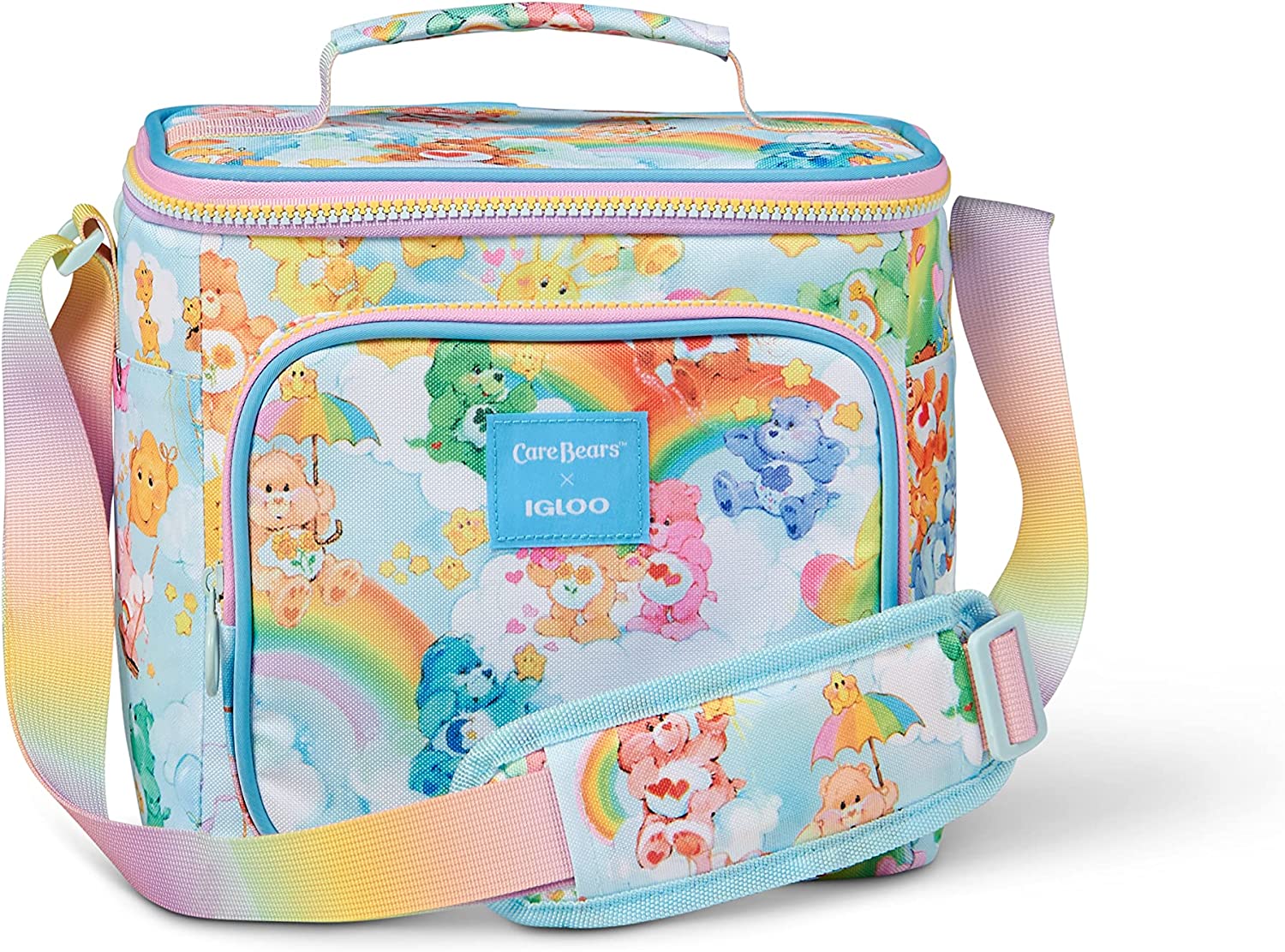 กระเป๋า Igloo 90s Retro Collection Square Lunch Box Cooler with Front Pocket and Adjustable Strap