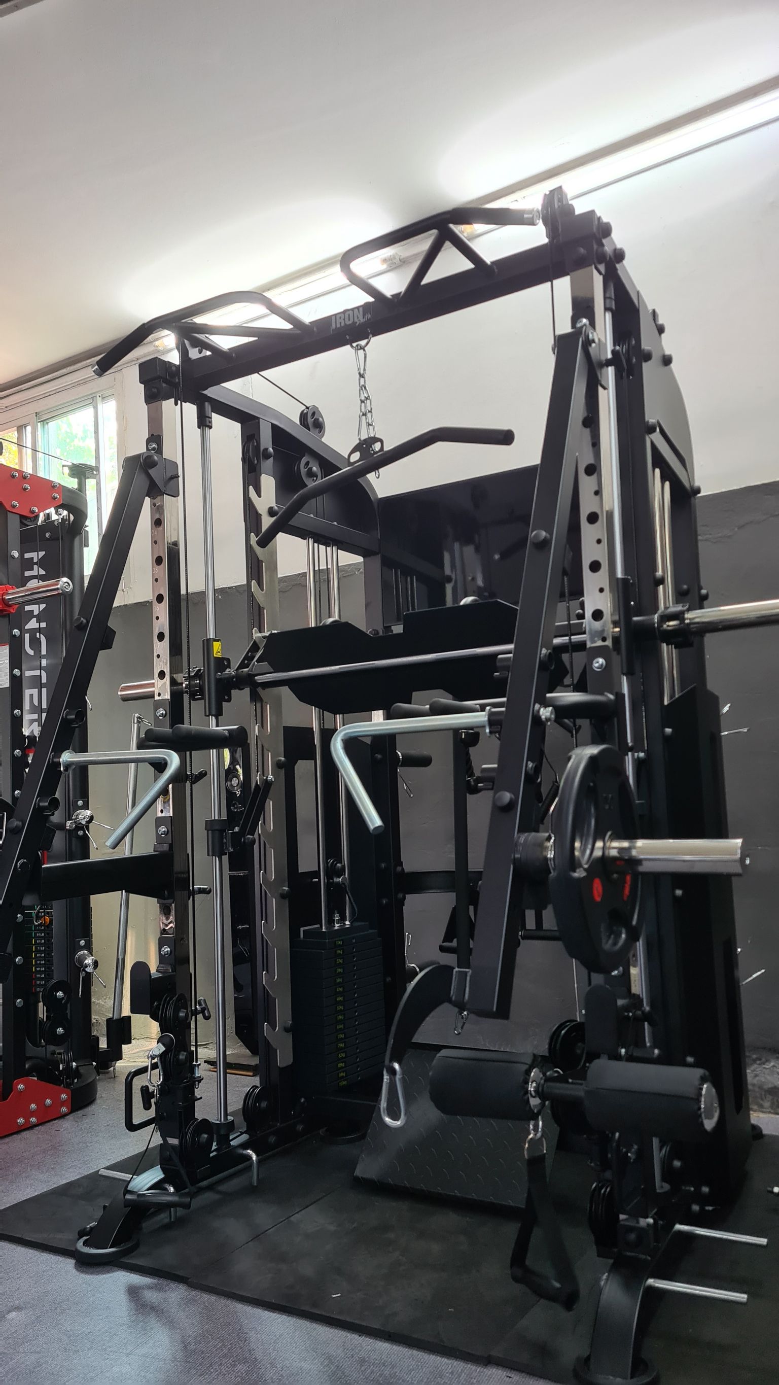 สมิทแมชชีน i5 Flow Jammer arms,+ม้านั่ง819A + แผ่นหุ้มยาง, Fullset, Smith Machine i5 Flow Jammer