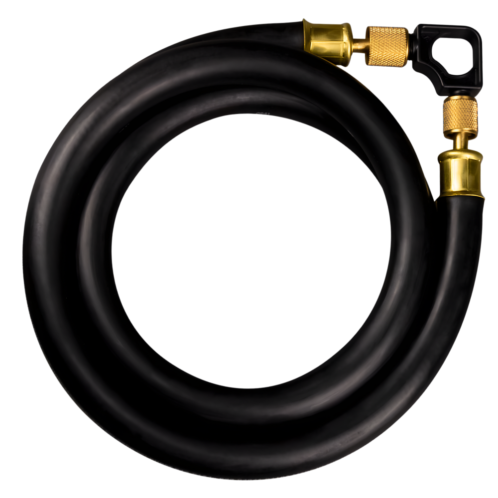 Appion รหัส MH120006EAK ท่อสุญญากาศสีดำ,MegaFlow 1/2 in. hose-6 ft (3/8FL to 1/4FL)black