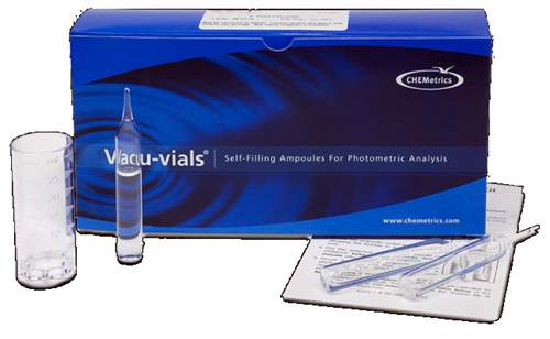 CHEMets รหัสสินค้าK-6503ชุดทดสอบคุณภาพน้ำค่าแมงกานีส,Manganese Instrumental Kit,Meas.range:0～30.0ppm