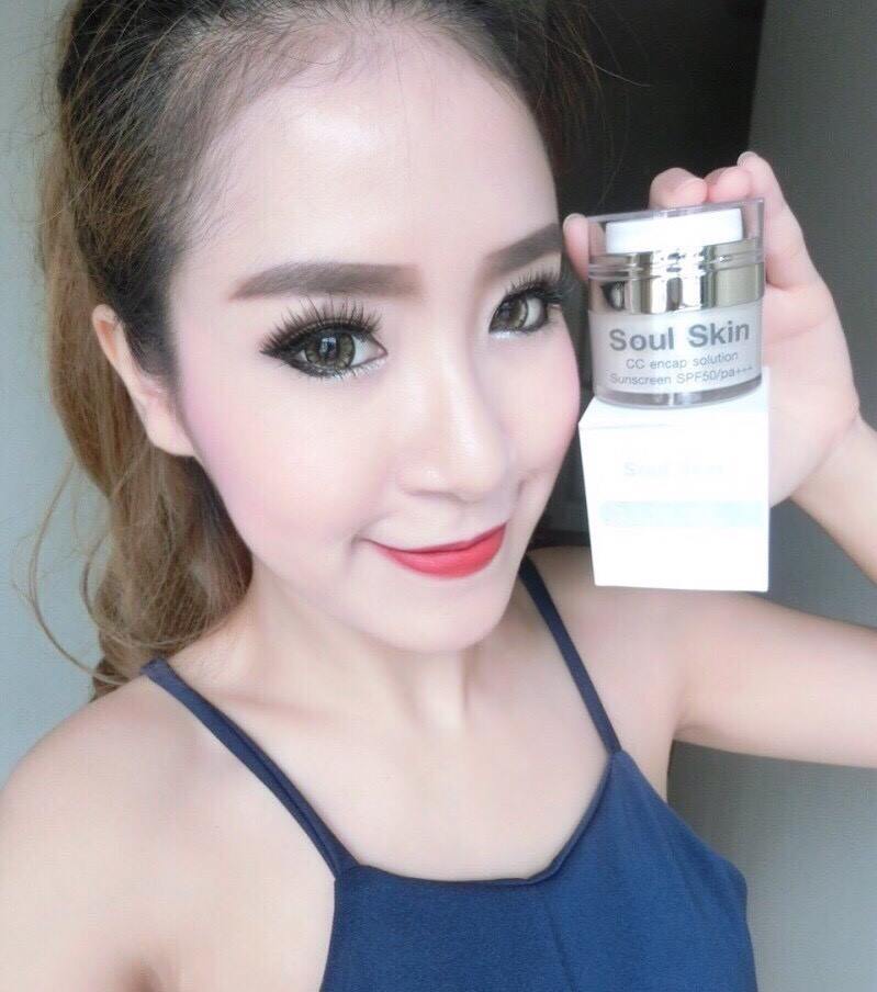 ครีม โซล สกิน ซีซี Soul Skin CC encap 9 in 1 solution sunscreen SPF50/pa+++