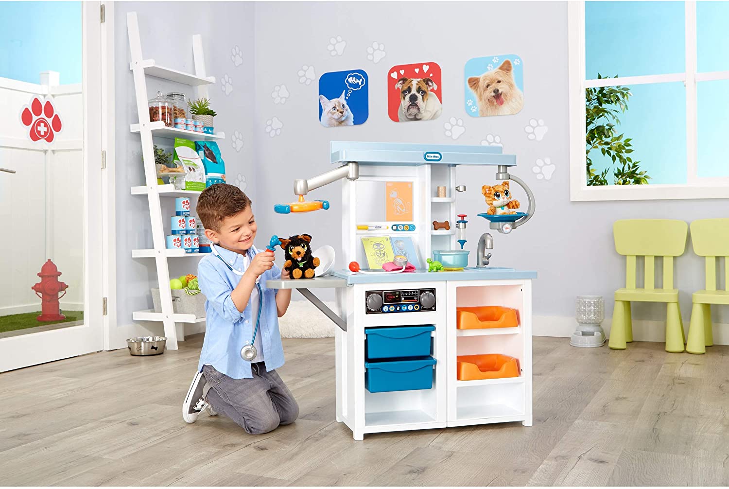 Little Tikes Vet Toys for Kids - My First Pet Doctor Checkup Pretend Play Set Veterinarian Playse ราคา 5,890 - บาท