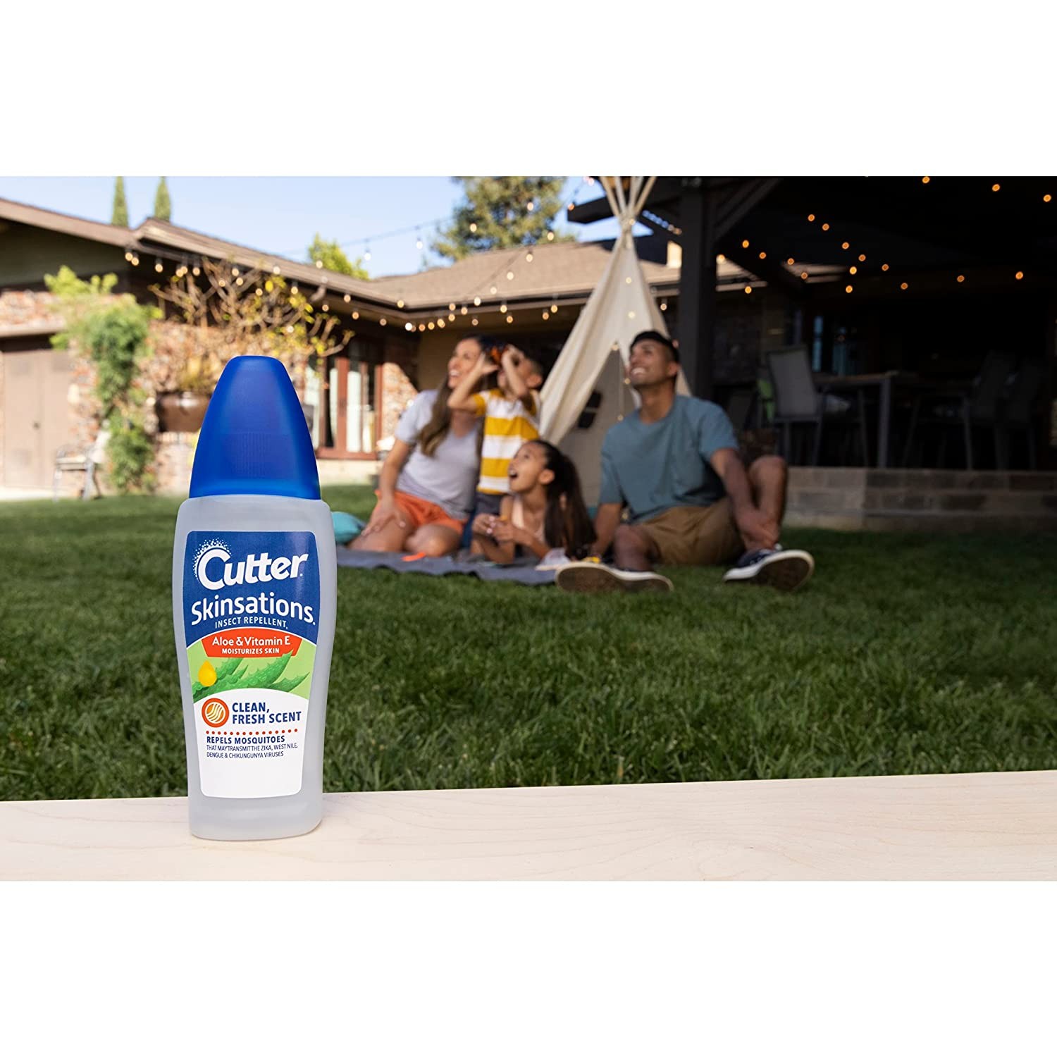 แนะนำสินค้าใหม่ขายดีค่ะ สเปรย์ป้องกันยุงได้ทุกสายพันธุ์ ได้ผลดีเยี่ยม ผลิตจากประเทศอเมริกา Cutter Skinsations Insect Repellent 6 oz. Made in USA