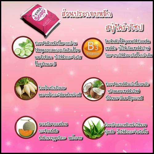 สบู่ไคร่าโซป Kyra Soap