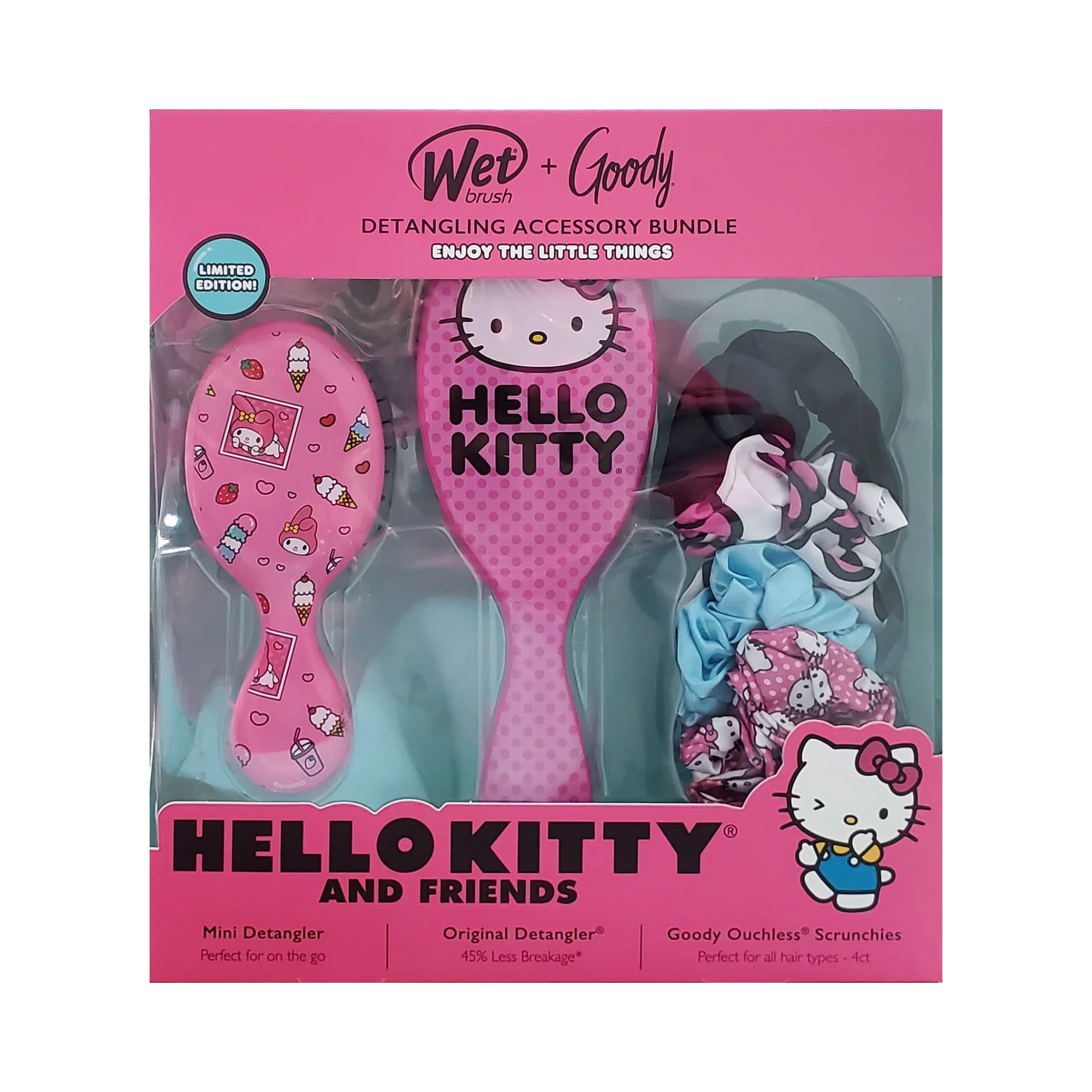 ชุดหวี Hello Kitty and Friends Wet Brush + Goody Detangling Accessory Bundle ราคา 890.- บาท