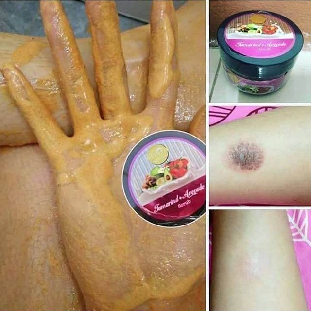พริ้วพราวสครับไวท์ (Tamarind + Avocado Scrub) ราคาส่ง 1xx