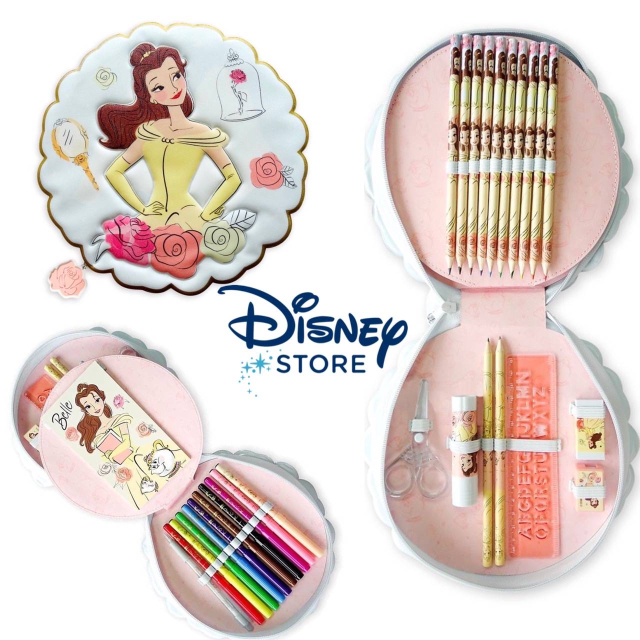 กระเป๋าเครื่องเขียน Disney Store พร้อมส่งจาก ShopDisney USA Disney ZipUp Stationery Kit "ลิขสิทธิ์แท้" ราคา 690- บาท