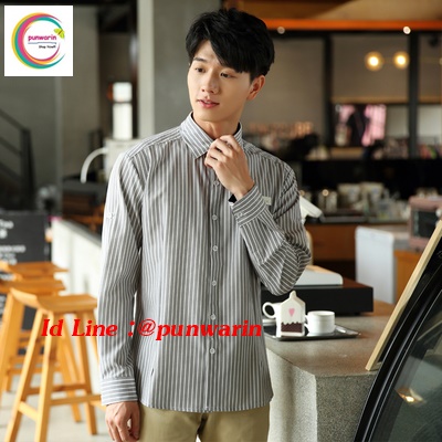 เสื้อพนักงานต้อนรับ เสื้อพนักงานเสริฟ เสื้อพนักงานโรงแรม เสื้อพนักงานร้านอาหาร เสื้อพนักงานร้านกาแฟ ส้ม เทา M-3xl F6310001 เสื้อ+กันเปื้อน