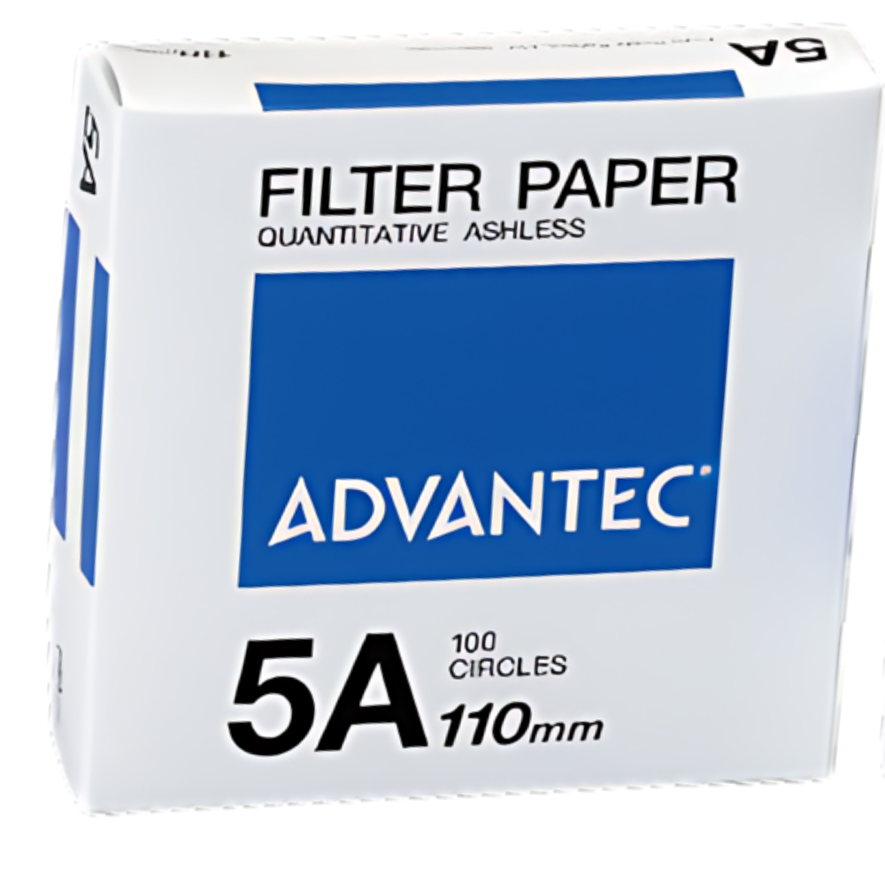 Advantec รหัสสินค้า No.5A-110 กระดาษกรองเชิงปริมาณ,Quantitative filter paper No.5A,Ø110mm,Cat.no.01511110,(1pk/100sheets)