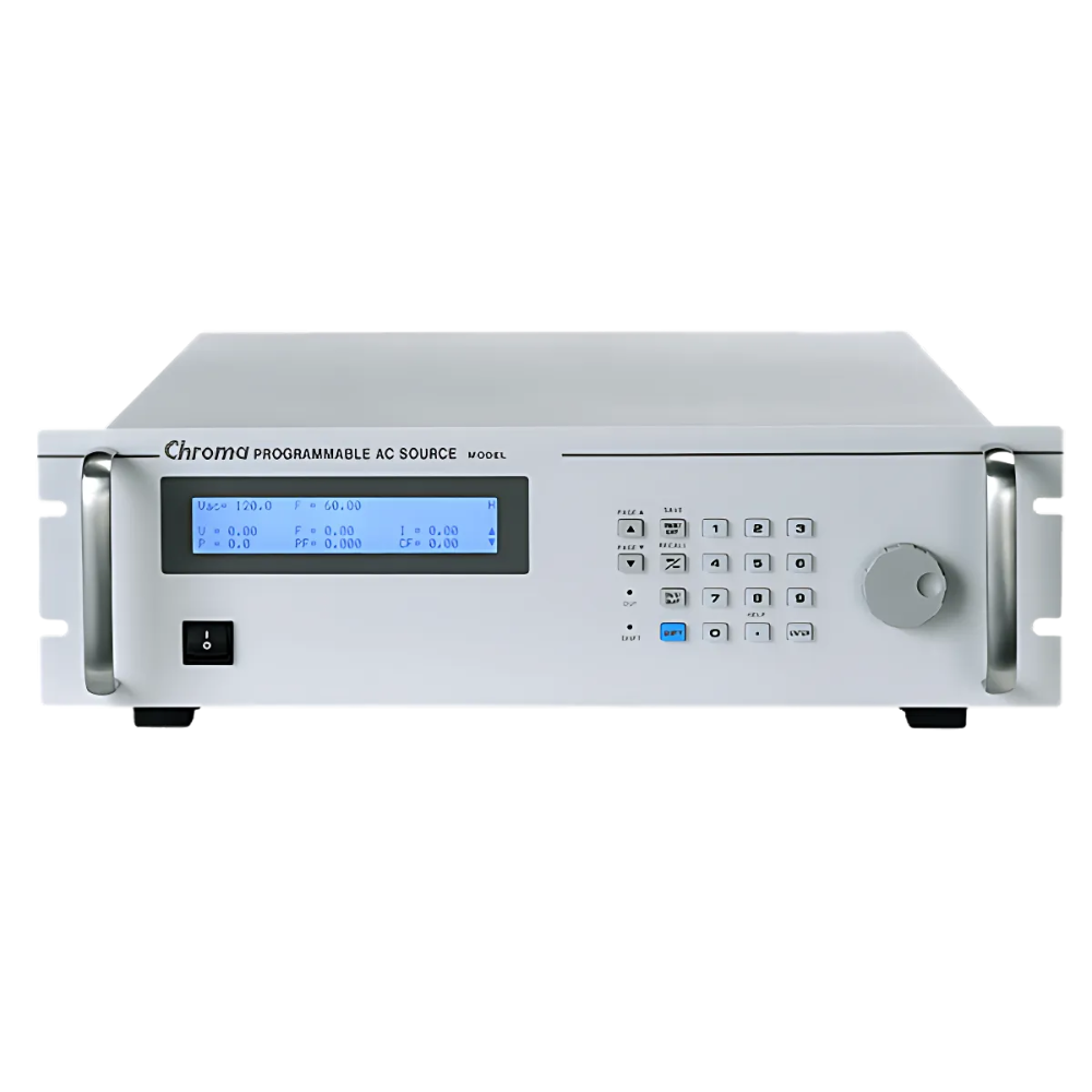 Chroma รหัส 61604 เครื่องควบคุมกระแสไฟฟ้า,Precision AC Power Source,0～300V, 15～1kHz, 2000VA, 1 Phase