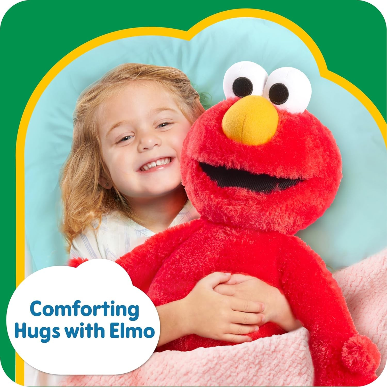 นำเข้า 🇺🇸 ตุ๊กตาเอลโม่ตัวใหญ่ SESAME STREET Big Hugs ขนาด 18 นิ้ว นุ่มนิ่มน่ากอด สีแดง เล่นบทบาทสมมติ