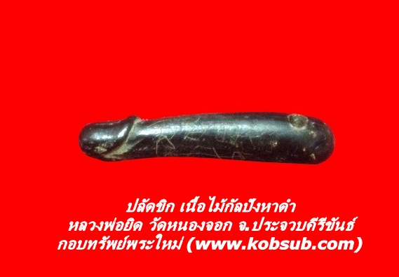 ปลัดขิก เนื้อไม้กัลปังหาดำ หลวงพ่อยิด วัดหนองจอก