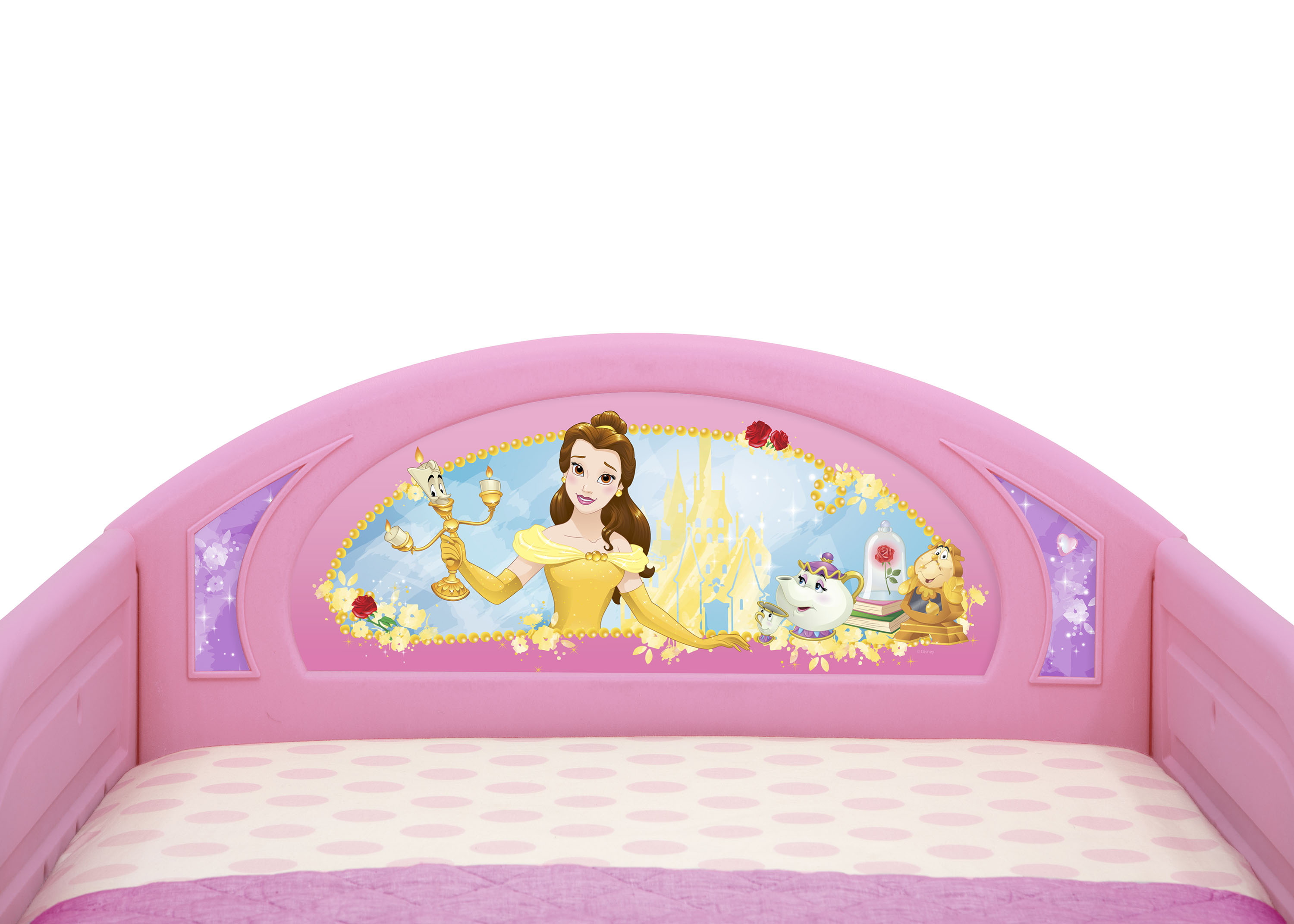 เตียงนอนเด็กเล็กลายเจ้าหญิงจากดิสนีย์ Disney Princess Plastic Sleep and Play Toddler Bed by Delta Children
