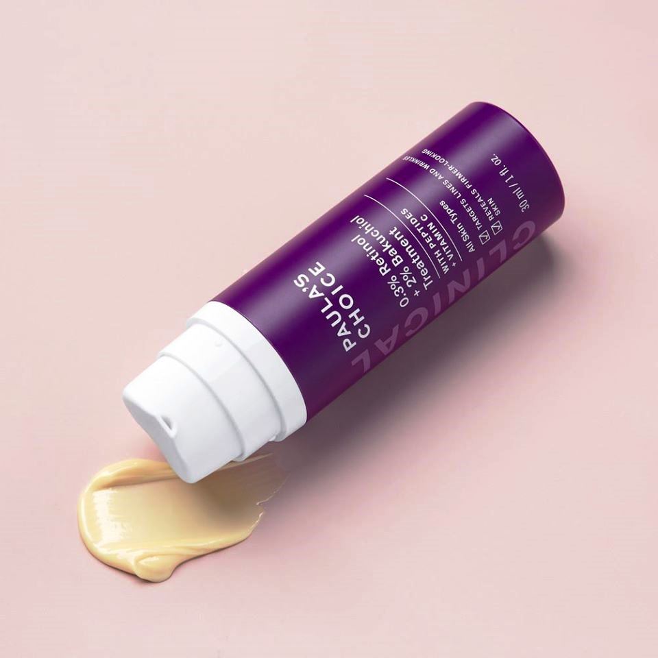 PAULA'S CHOICE :: Clinical 0.3% Retinol+ 2% Bakuchiol Treatment ทรีทเม้นท์ที่รวบรวม Retinol,Bakuchiol,Peptides สำหรับช่วยผิวที่มีปริมาณคอลลาเจนลดน้อยลงต่อต้านกับริ้วรอยเหี่ยวย่น
