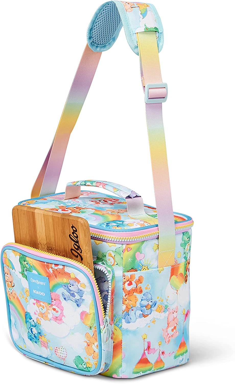 กระเป๋า Igloo 90s Retro Collection Square Lunch Box Cooler with Front Pocket and Adjustable Strap