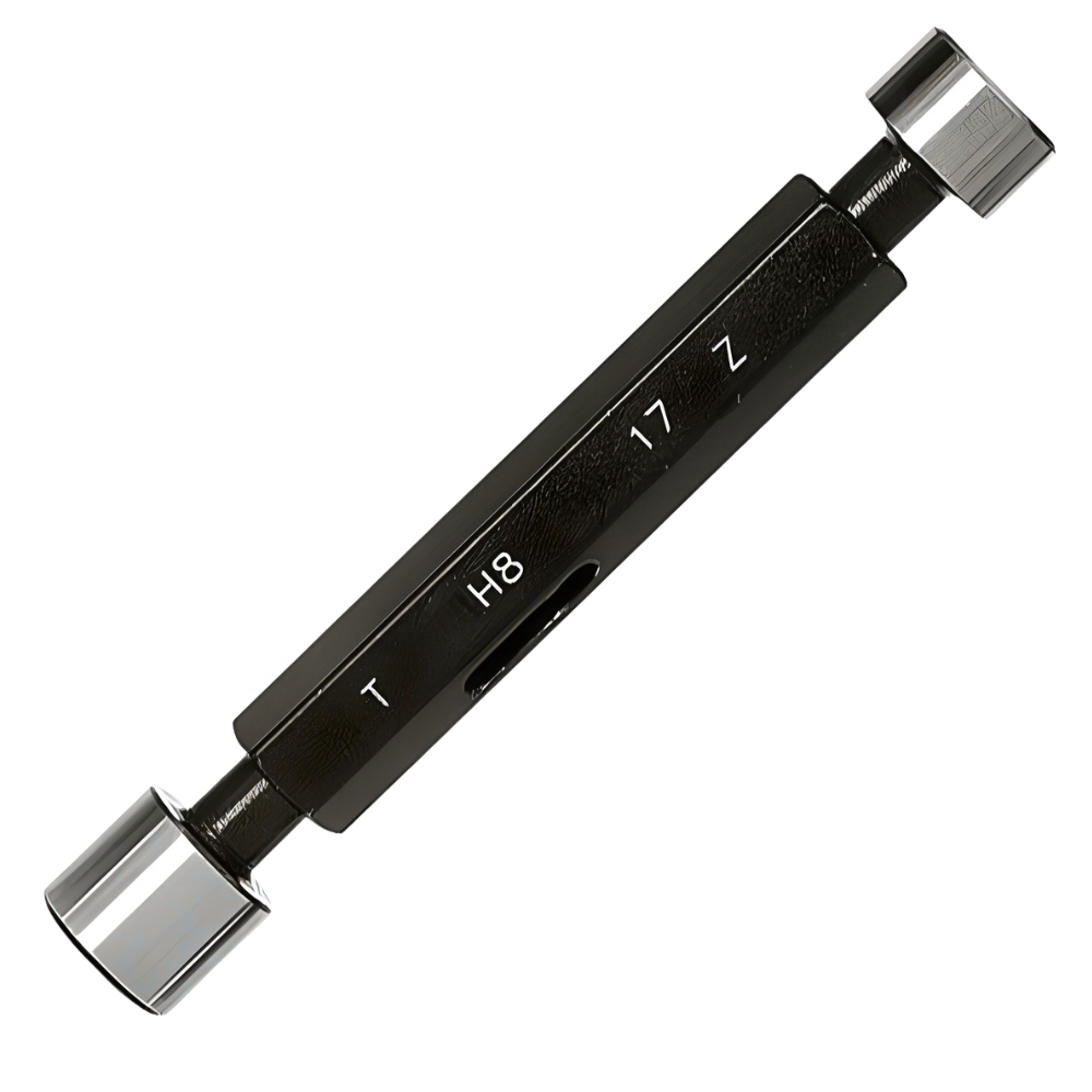 φ5H8 ปลั๊กเกจสำหรับวัดรูกลมผลิตจากเหล็กกล้าชุบแข็งความละเอียดสูง,High precision limited steel plug gauge,(ISO standard,class H8),Go:φ5.000(±1µm),NoGo:φ5.018(±1µm)