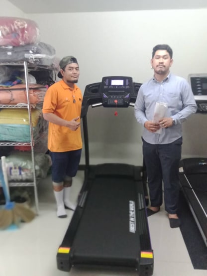 ลู่วิ่งไฟฟ้า V TECH รุ่น Perfect Run ลู่วิ่งไฟฟ้าฟิตเนส