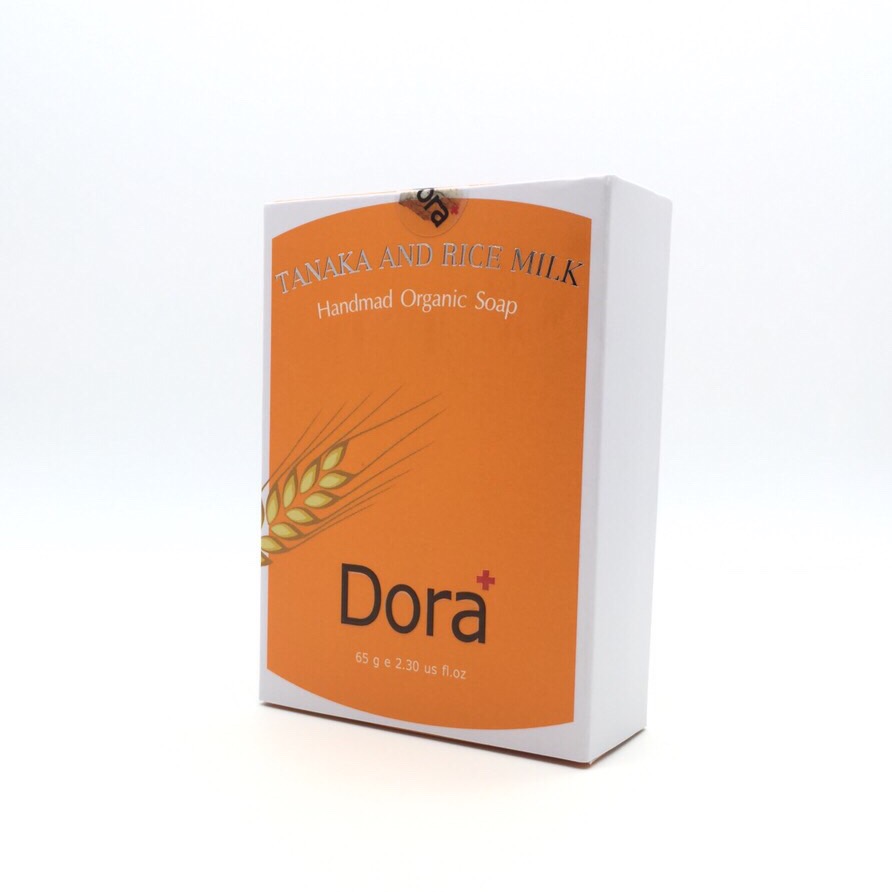 สบู่ ลดฝ้า Dora+ Tanaka and Rice Milk Soap สบู่ทานาคา น้ำนมข้าว