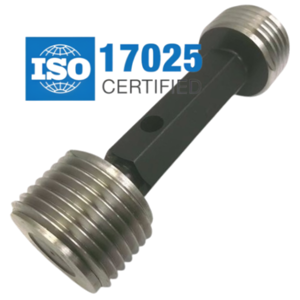 M56P3.0-6H-w/Cert. เกจวัดเกลียวในมาตรฐานสากล,Metric screw thread plug gauge,M56x3.0,Class-6H GPNP(Go-NoGo),w/calibration certificate ISO/IEC 17025
