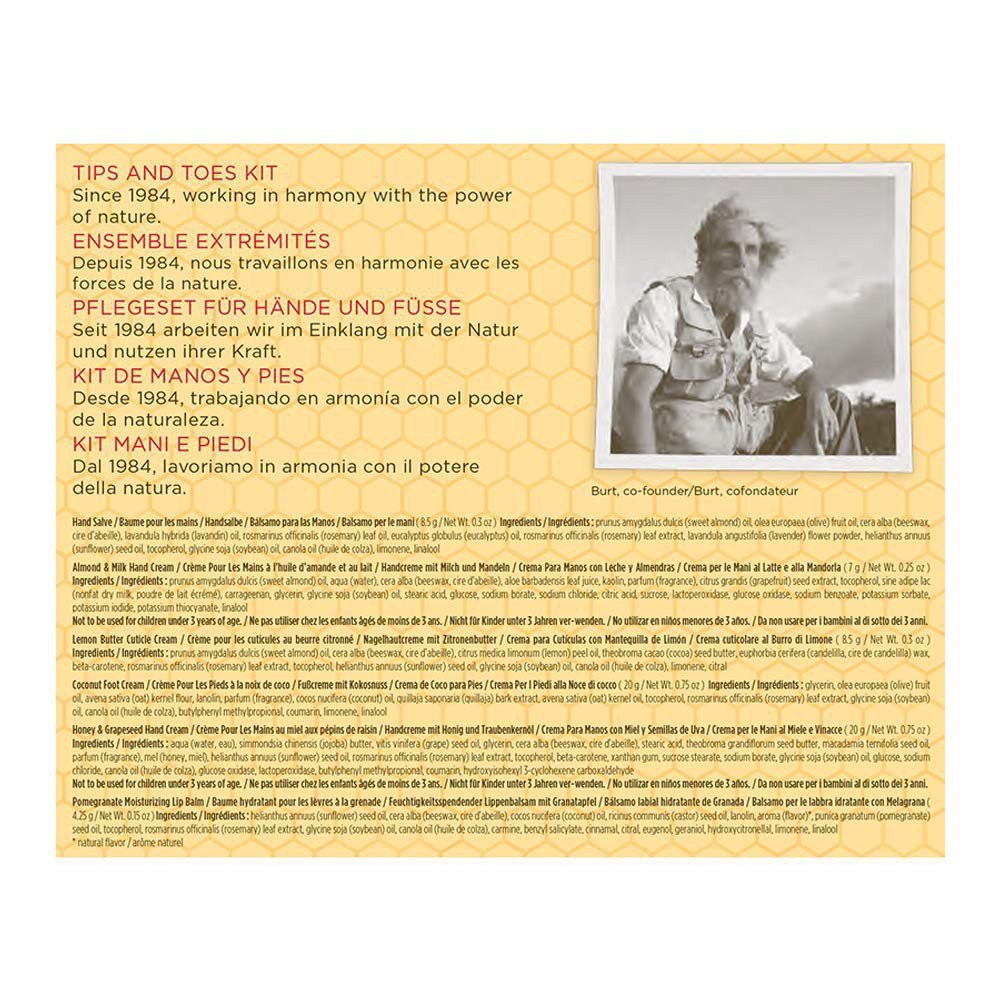 Burt's Bees Tips and Toes Kit Gift Set l Burt's Bees Essential Gift Set e1Lh ราคา 990.- บาท