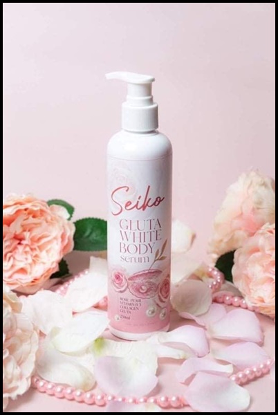 โลชั่น SEIKO Gluta White Body Serum โลชั่นกลูต้าไวท์ เซโค (แถมฟรี สบู่ระเบิดขี้ไคล)