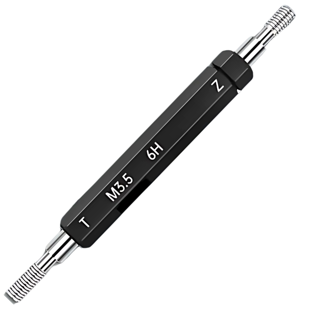 M3.5P0.35 GPNP-6H เกจวัดเกลียวในเกลียวเมตริกมาตรฐานสากล , Metric thread plug gauge,(ISO standard,class 6H), M3.5×0.35-GPNP-6H ,Go/NoGo set ,with inspection result
