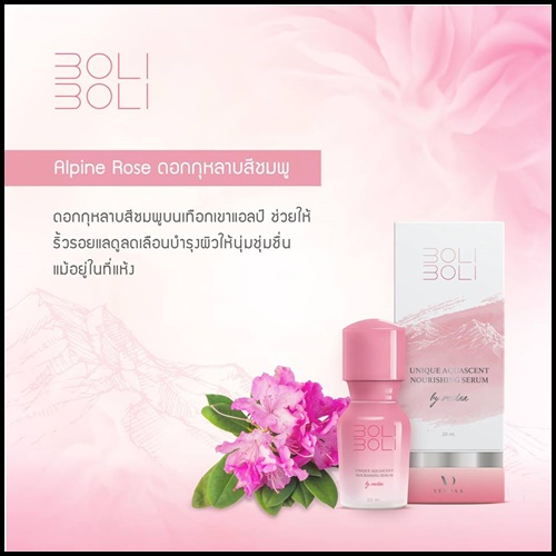 เซรั่มธารน้ำแร่ โบลิโบลิ BOLI BOLI แม่โบว์ แวนด้า