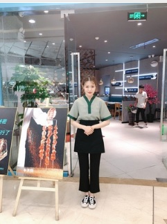 G6206010 เสื้อพนักงานร้านอาหารญี่ปุ่น เกาหลี เสื้อกิโมโน ร้านอาหารญี่ปุ่น สีภาพ S M L XL 2XL SKU-03395 เสื้อตัวเดียว