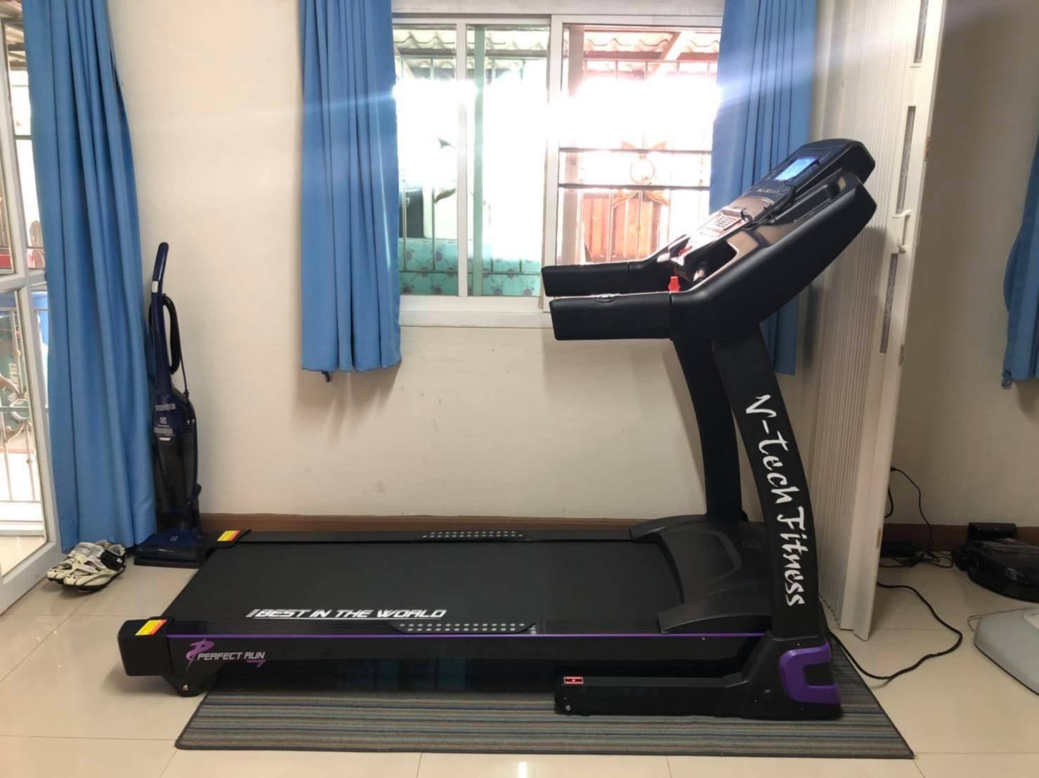 ลู่วิ่งไฟฟ้า V TECH รุ่น Perfect Run ลู่วิ่งไฟฟ้าฟิตเนส