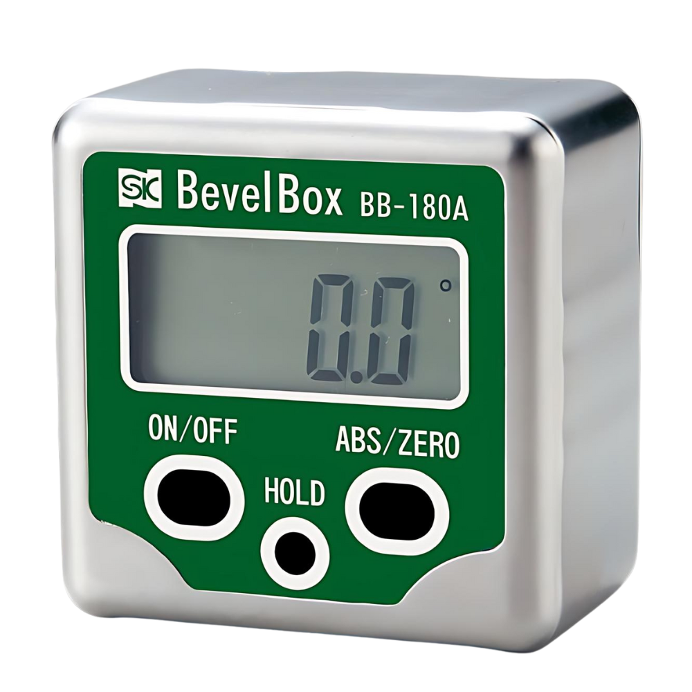 Niigata Seiki(SK) รหัส BB-180A เครื่องวัดระดับน้ำและมุมองศาแบบดิจิตอล,Bevel box,measurement range (°): ±180.0