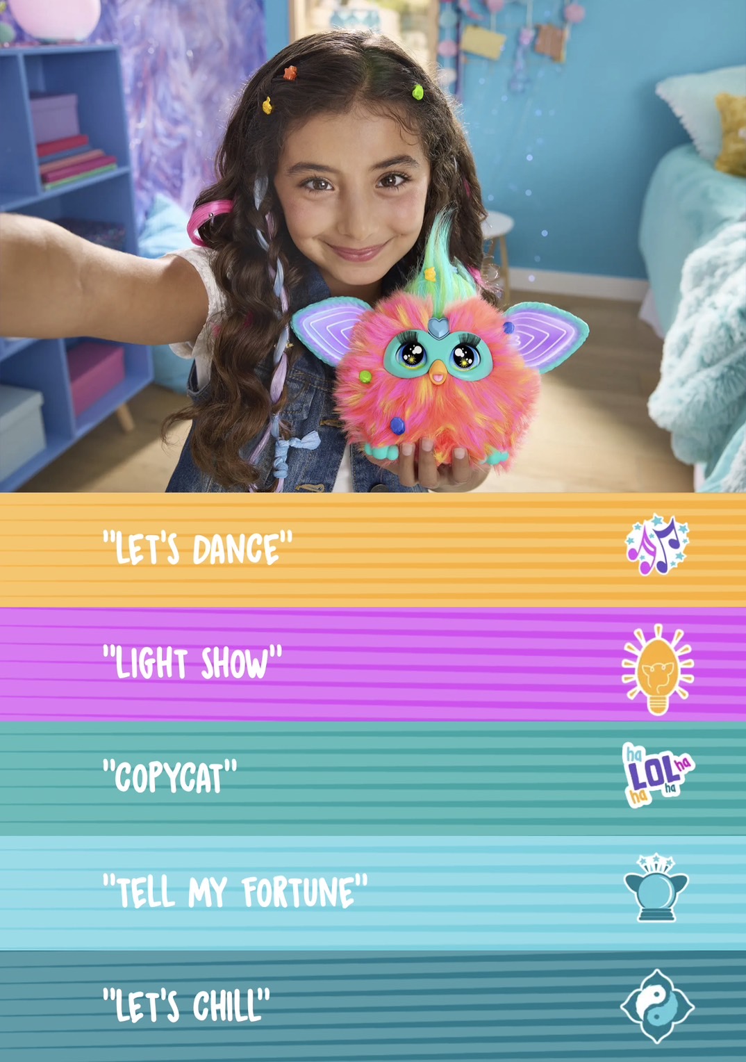 นำเข้า🇺🇸 ตุ๊กตาเฟอร์บี้ Furby Coral and Purple ,Interactive Plush Toys Voice Activated Animatronic ราคา 3,590 บาท