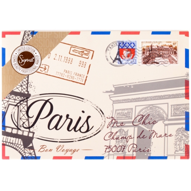 SIGMA :: Paris Palette - Limited Edition ปารีสพาเลทท์ อายแชโดว บลัชออน ไฮไลท์ รวม 11 เฉดสี พร้อมแปรง 2 ด้าม ดูเฉดสีด้านใน