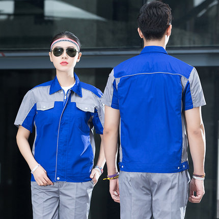 ชุดช่าง,เสื้อช้อป,เสื้อวิศวกร,เสื้อช่างยนตร์,เสื้อช่างไฟฟ้า,เสื้อช่างถูกที่สุด สีภาพ S-4XL M6208001 ชุด