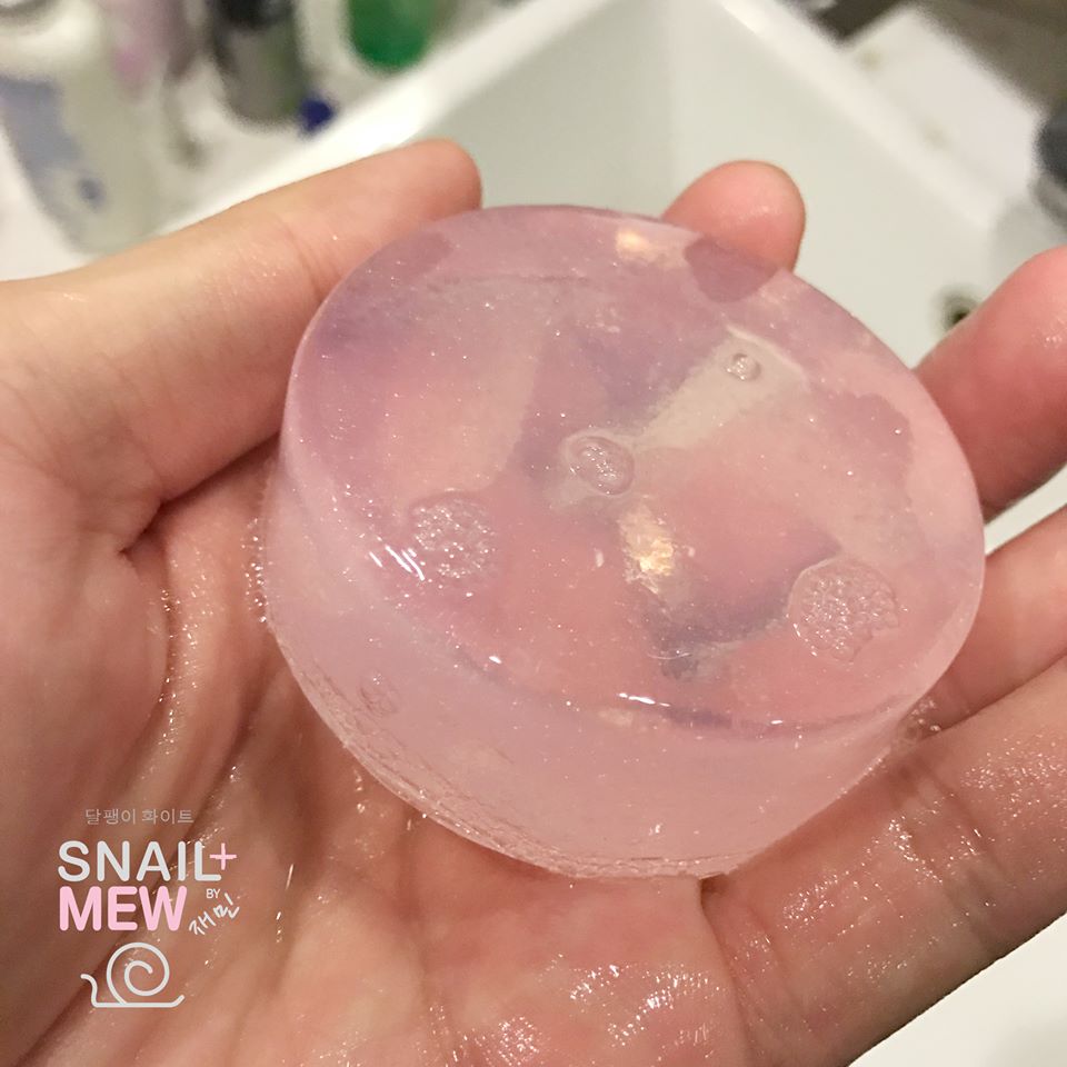 สบู่หอยมิว ลดสิว ผิวเด้งใส (Snail Mew Soap)