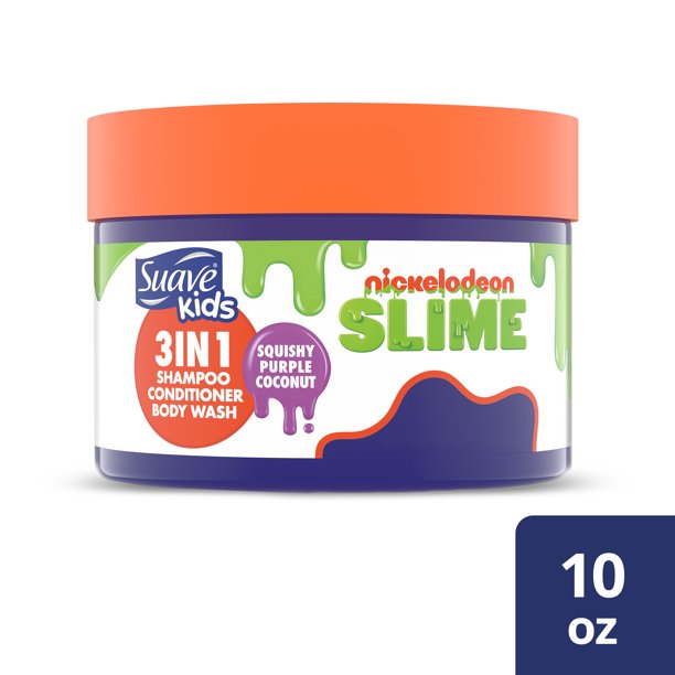สบู่สไลม์ Suave Kids Shampoo, Conditioner, Body Wash 3 in 1 for squishy Purple coconut 10 oz ราคา 450 บาท