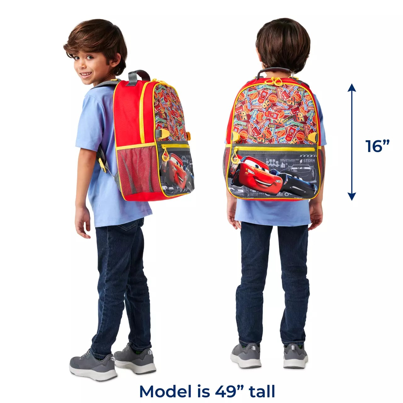 NEW!! กระเป๋าเป้สะพายหลัง นำเข้า🇺🇸 Disney Store Cars Backpack Backpack for School ปี 2024 ราคา 1,390 บาท