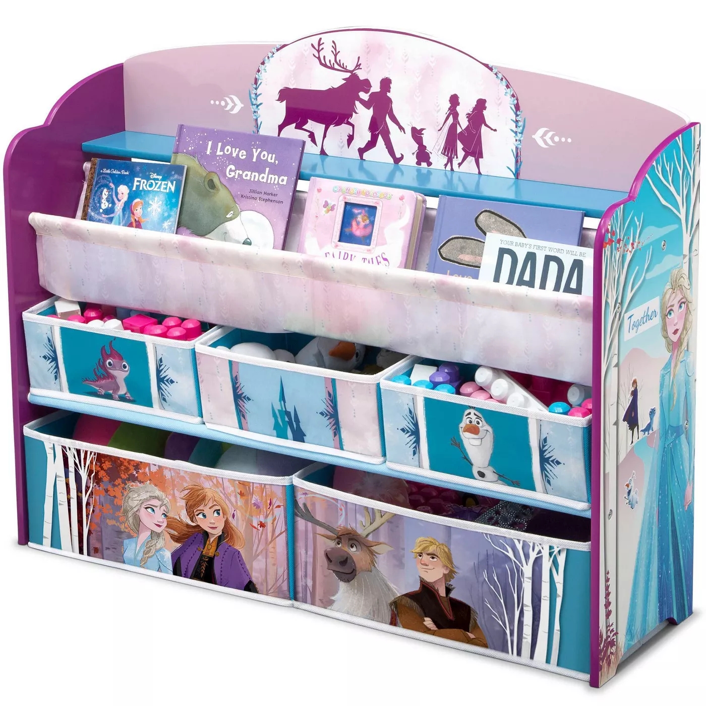 นำเข้า 🇺🇸 ชั้นเก็บของลาย โฟรเซ่น Disney Frozen Multi-Bin toy organizer ลิขสิทธิ์แท้ 100%