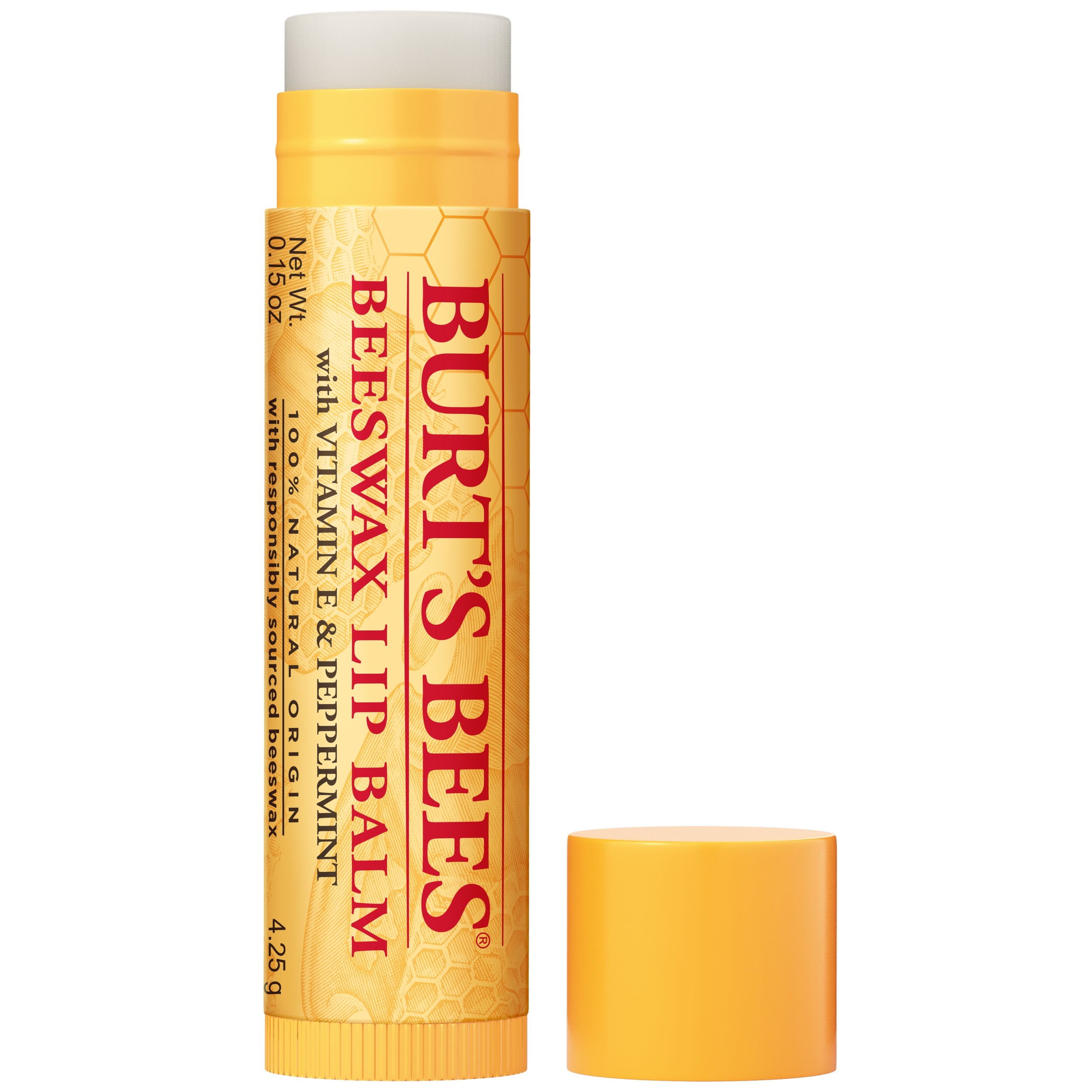แพค4 แท่งสุดคุ้ม Burt’s Bees Lip Balm ราคา 450 บาท BEESWAX LIP BALM ผลิตภัณฑ์ที่มีชื่อเสียงที่สุดของเบิร์ตส์ บีส์