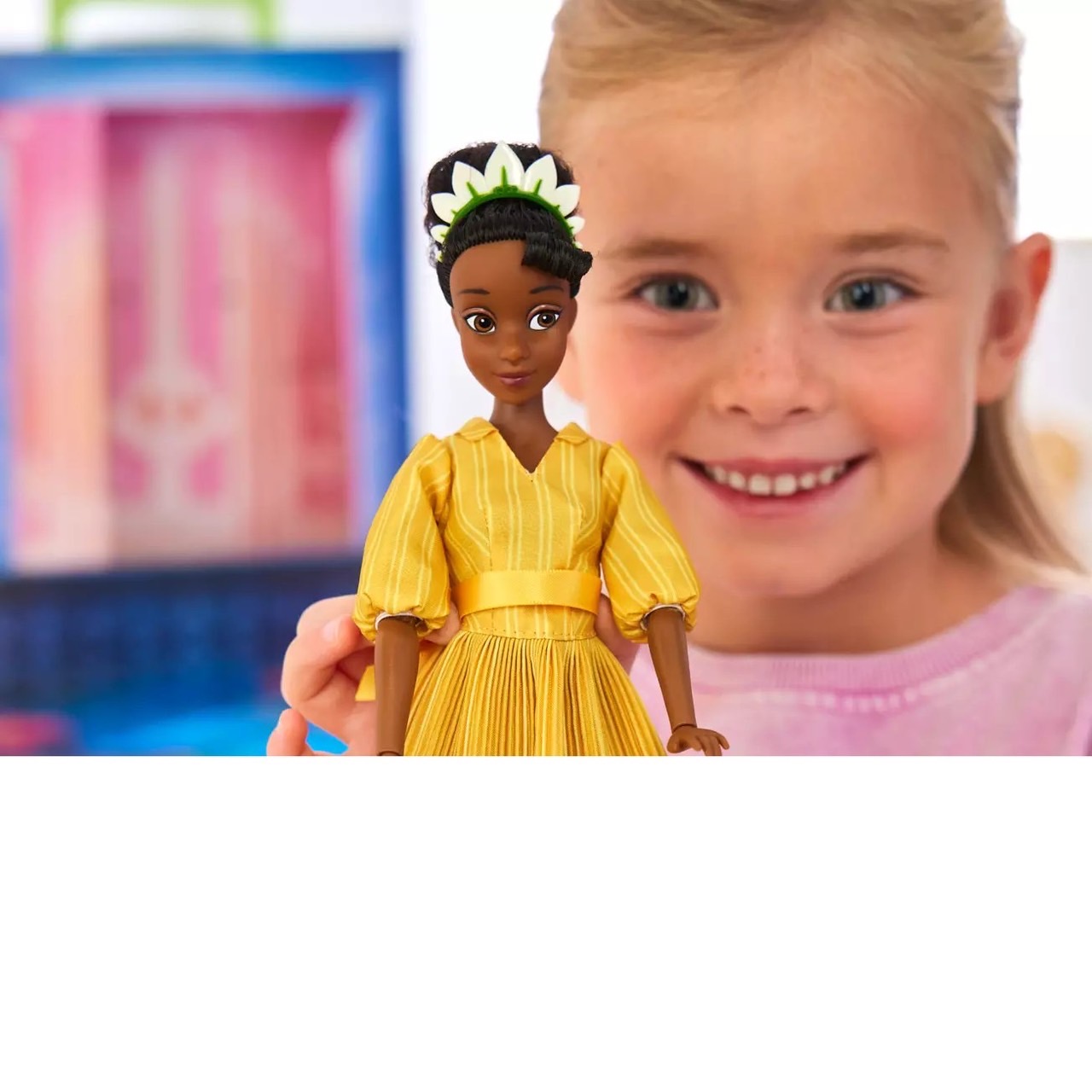 นำเข้า 🇺🇸 เซ็ทตุ๊กตาเทียน่าและกิจกรรมระบายสีTiana Disney Story Doll, The Princess and the Frog 11" ราคา 1,590 บาท