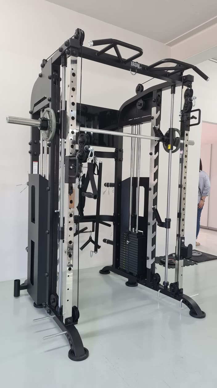 สมิทแมชชีน i5 Flow Jammer arms,+ม้านั่ง819A + แผ่นหุ้มยาง, Fullset, Smith Machine i5 Flow Jammer