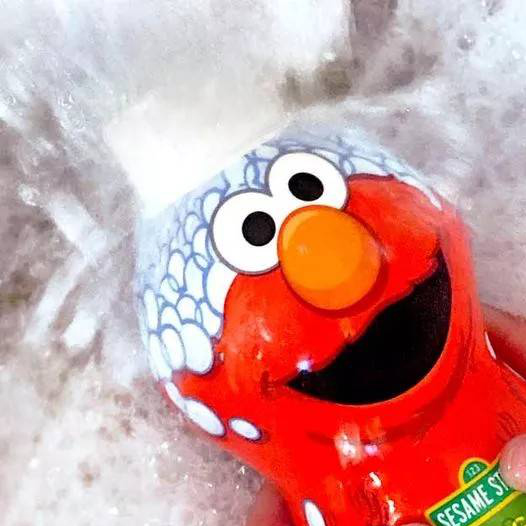 เอลโม่ ฟองสบู่อาบน้ำ Sesame Street Extra Gentle Bubble Bath Fragrance and Dye Free 24 Oz