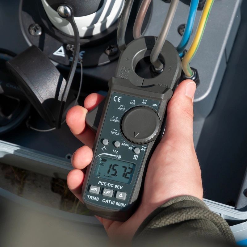 PCE รุ่นDC-9EV-ICA incl. ISO Calibration Certificate EVSE แคลมป์มิเตอร์Clamp Meter